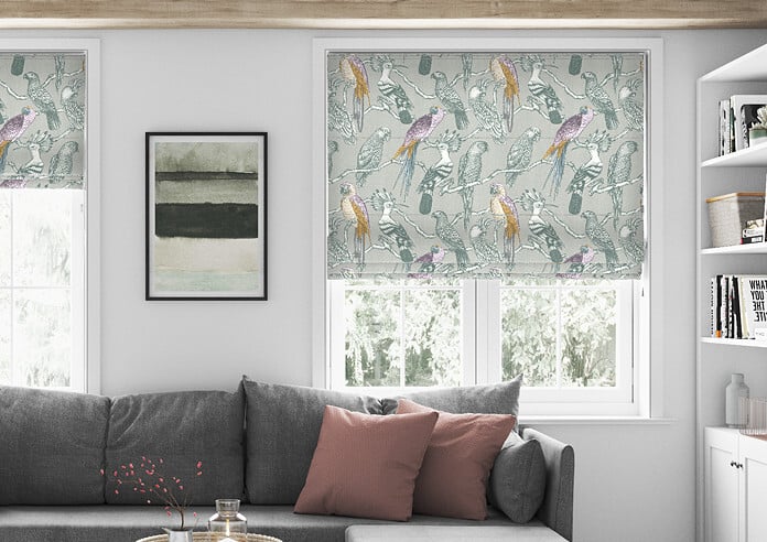 Aviary, Caribou - Twist&Fit Roman Blind - Image 3